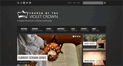 Desktop Screenshot of churchofthevioletcrown.com